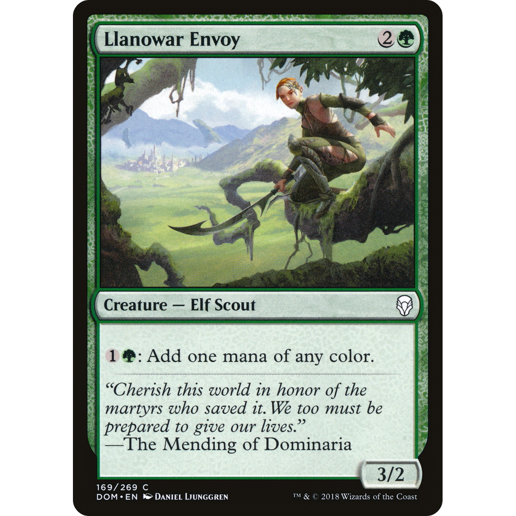 Llanowar Envoy (DOM-169) - Dominaria