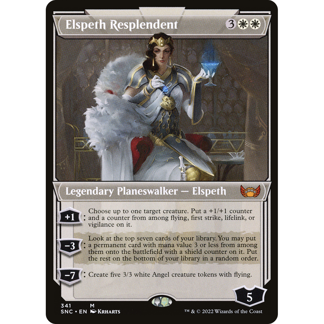 Elspeth Resplendent (Showcase) (SNC-341) - Streets of New Capenna: (Showcase)