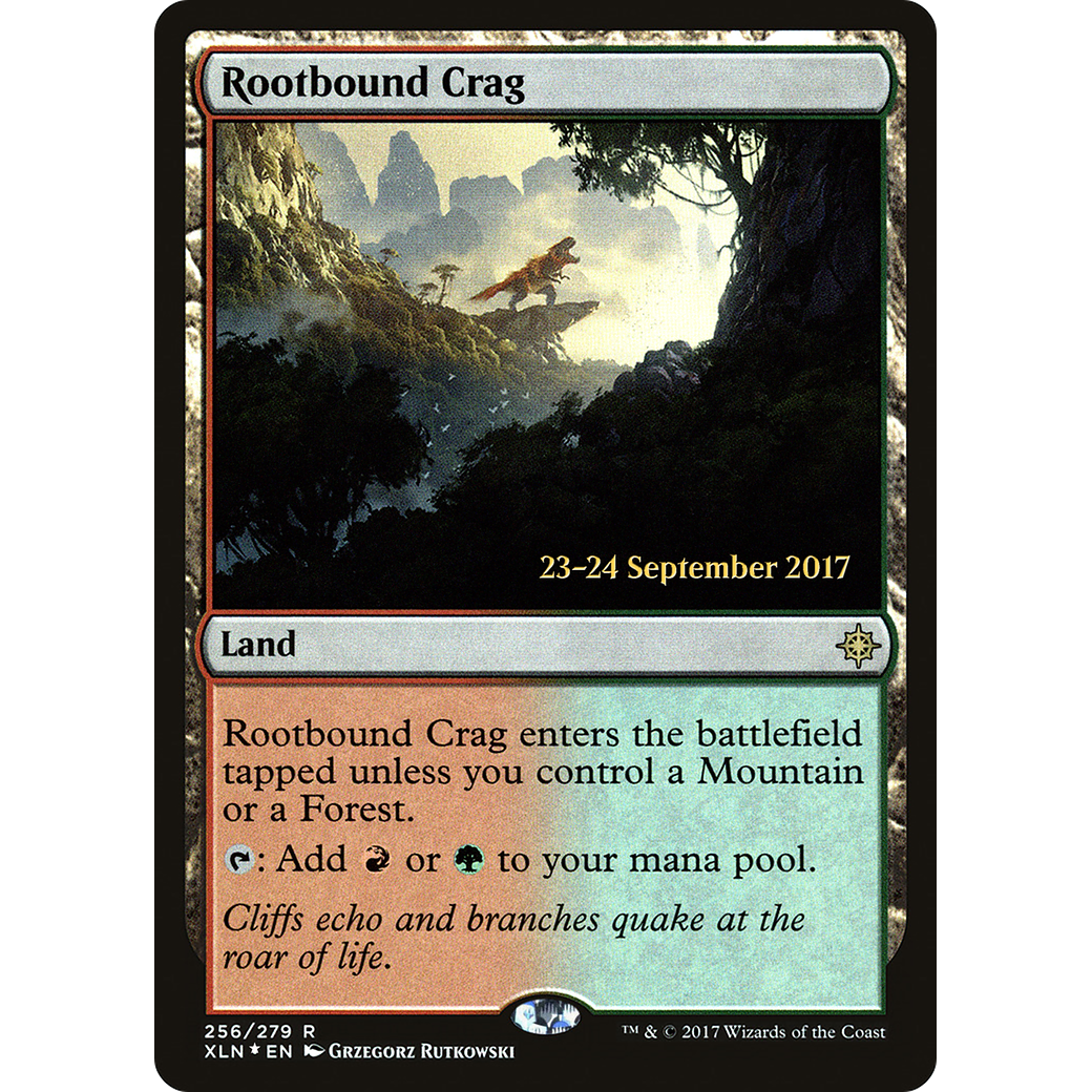 Rootbound Crag (PRE-256) - Ixalan Promos Foil