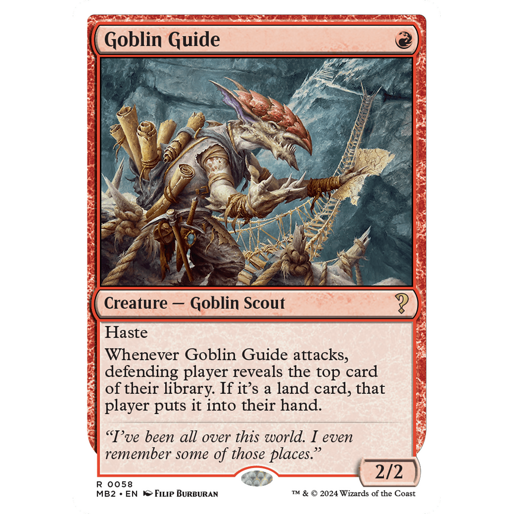 Goblin Guide (White Border) (MB2-058) - Mystery Booster 2
