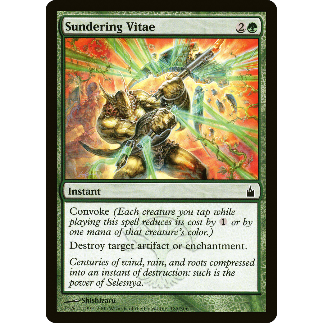 Sundering Vitae (RAV-185) - Ravnica: City of Guilds Foil