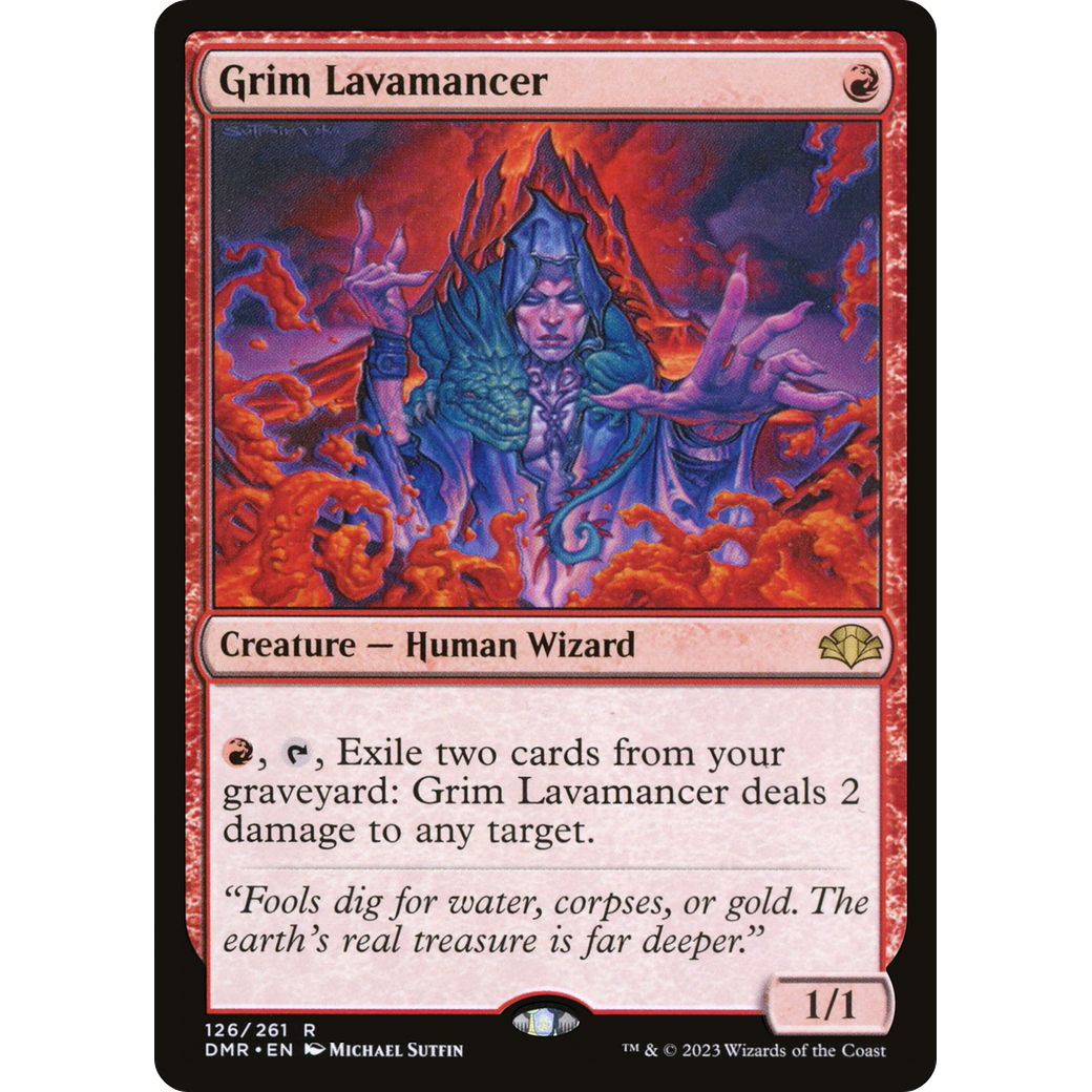 Grim Lavamancer (DMR-126) - Dominaria Remastered Foil