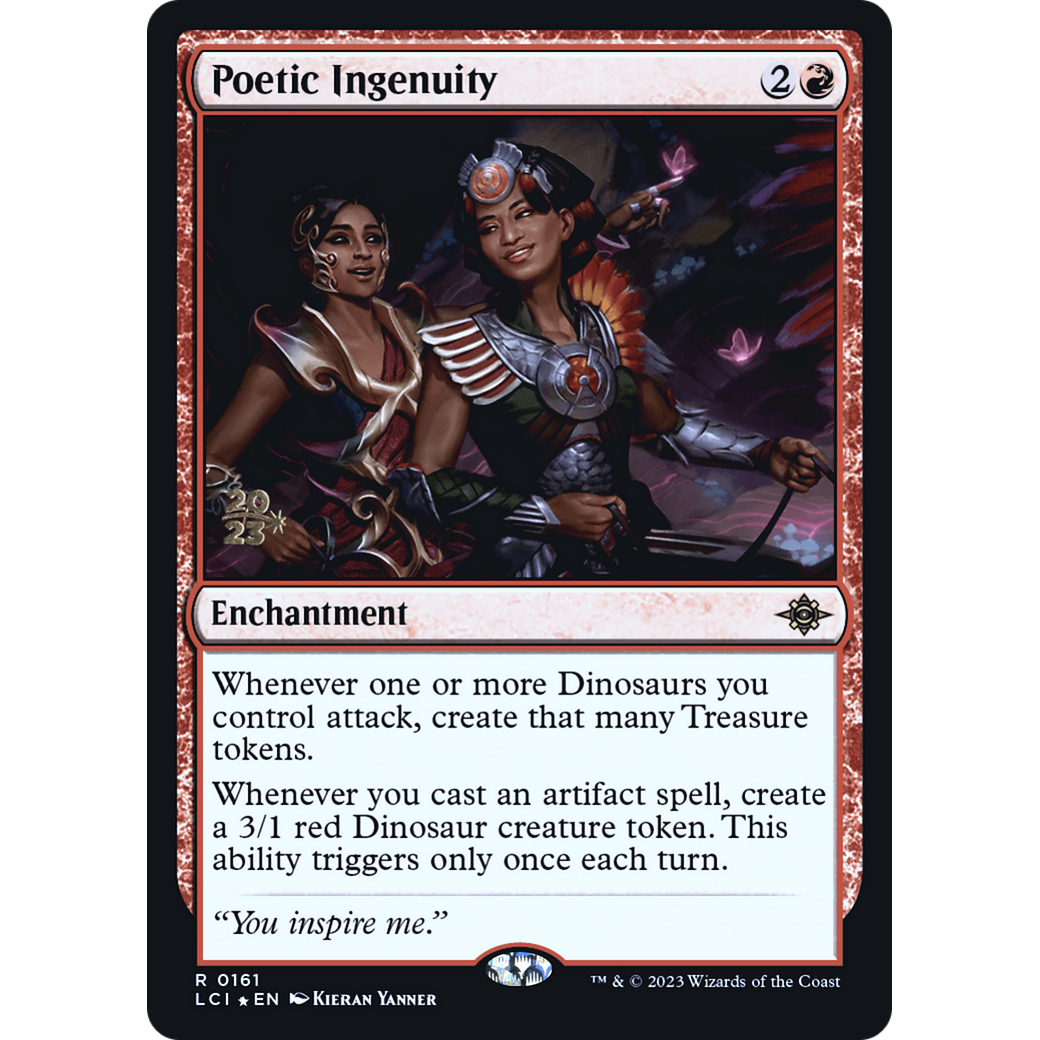 Poetic Ingenuity (PRE-161S) - The Lost Caverns of Ixalan Promos Foil