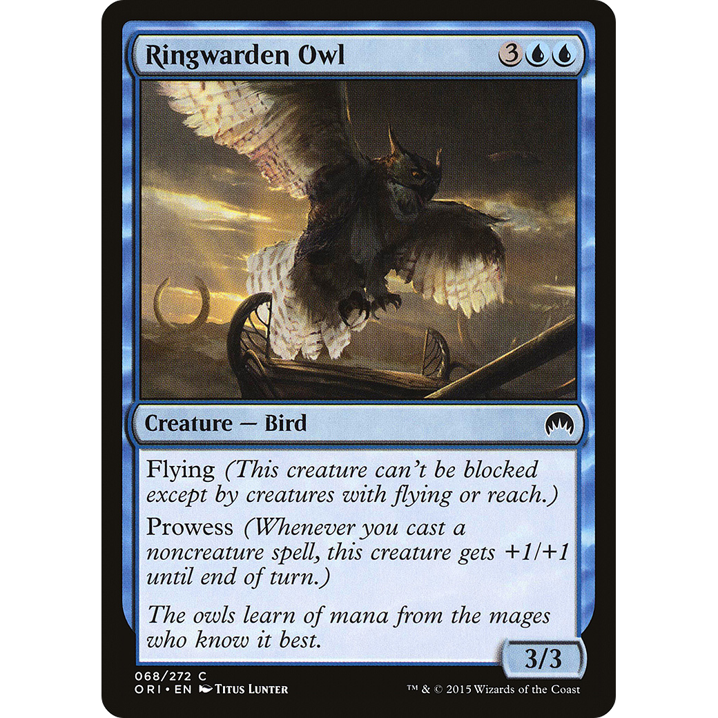 Ringwarden Owl (ORI-068) - Magic Origins Foil