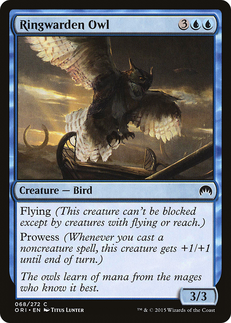 Ringwarden Owl (ORI-068) - Magic Origins Foil