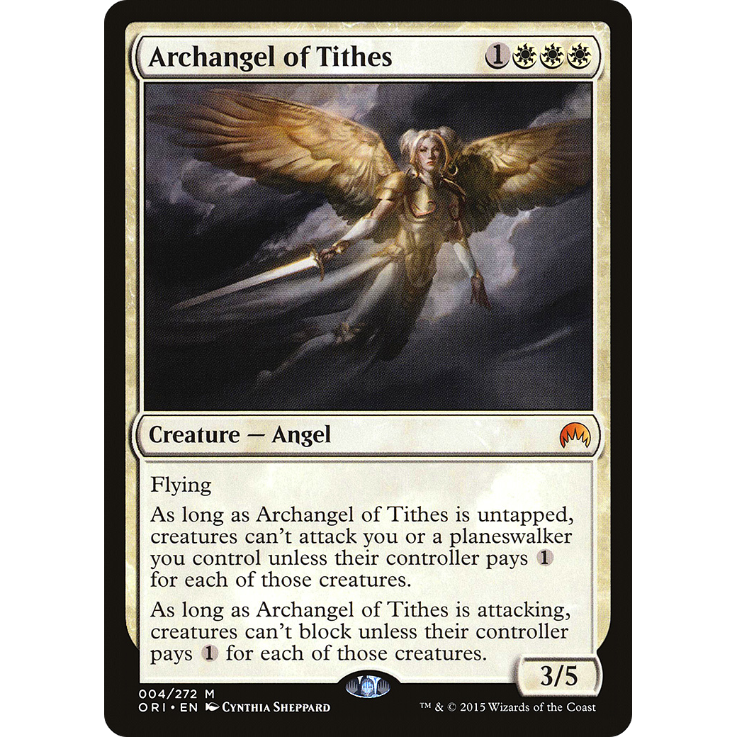 Archangel of Tithes (ORI-004) - Magic Origins Foil