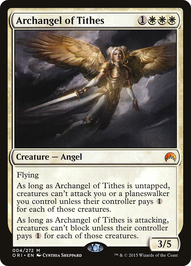 Archangel of Tithes (ORI-004) - Magic Origins Foil