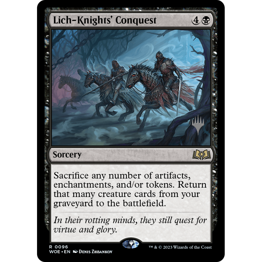 Lich-Knights' Conquest (PPWOE-96P) - Wilds of Eldraine Promos