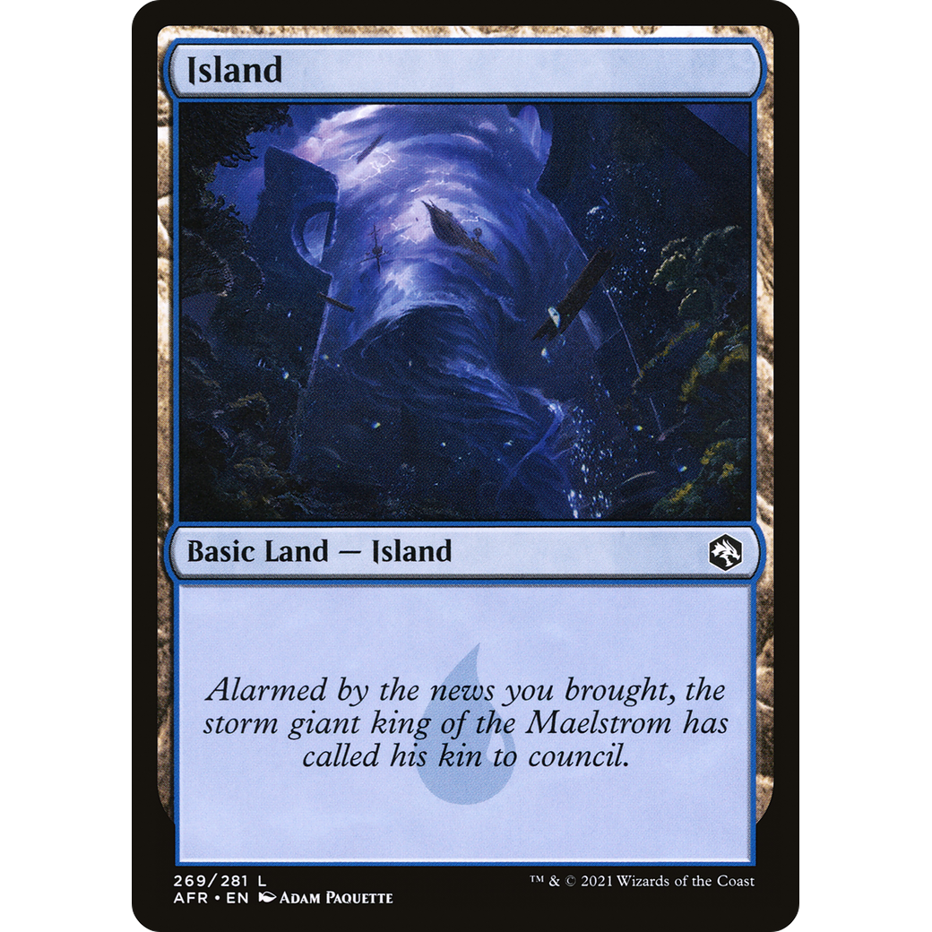 Island (269) (AFR-269) - Adventures in the Forgotten Realms Foil