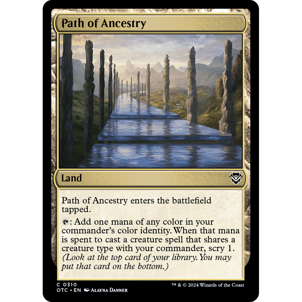 Path of Ancestry (OTC-310) - Outlaws of Thunder Junction Commander