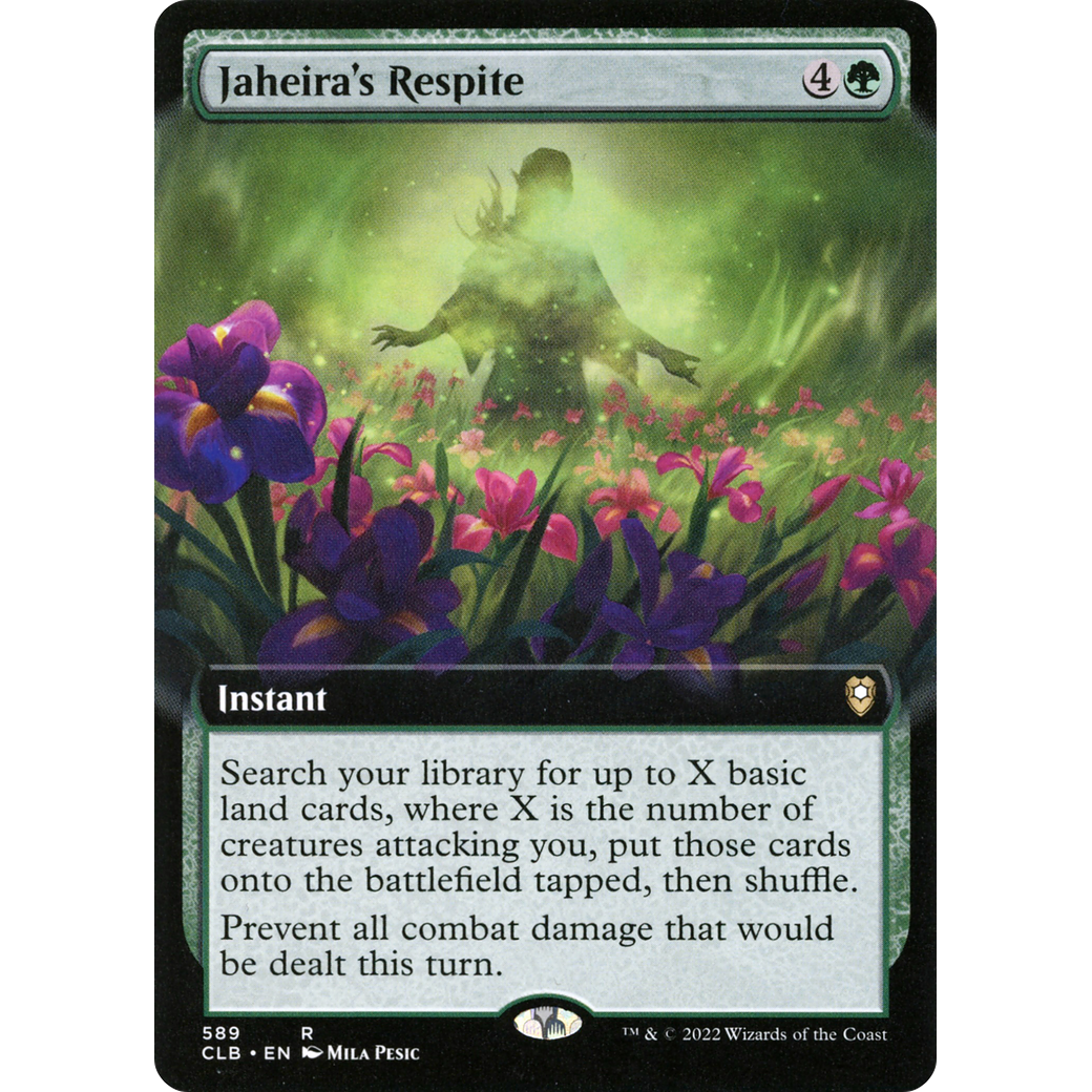 Jaheira's Respite (CLB-589) - Commander Legends: Battle for Baldur's Gate: (Extended Art) Foil