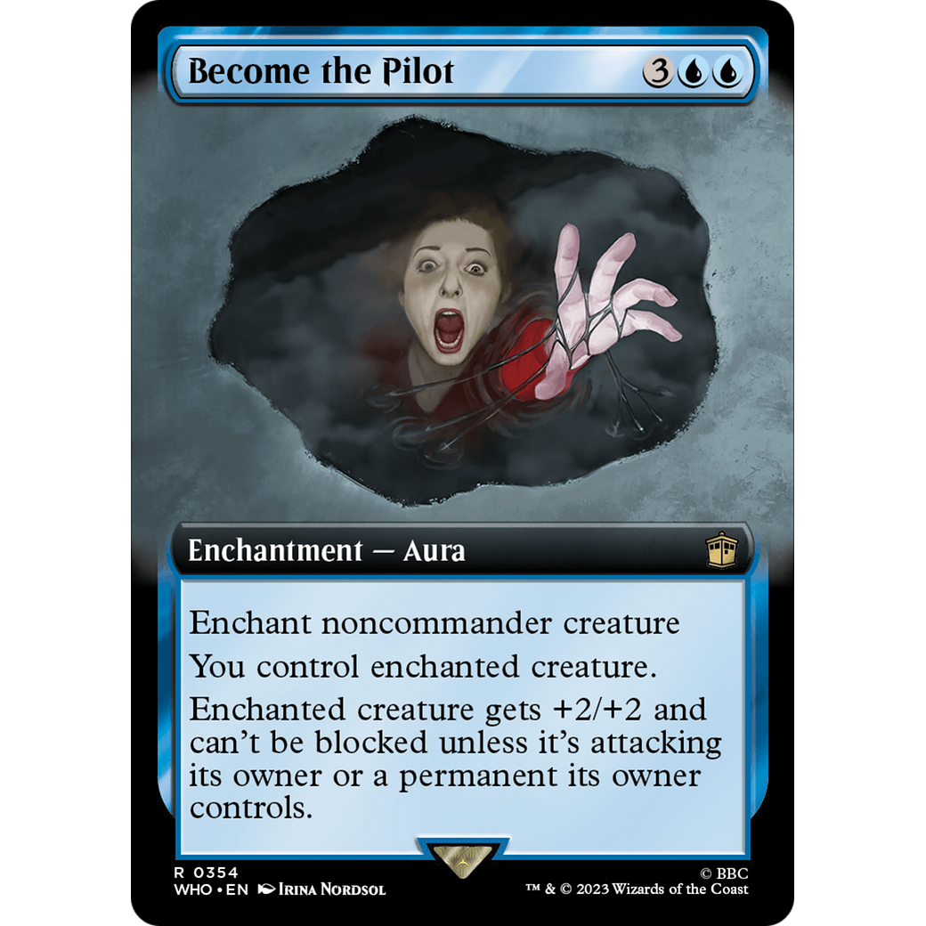 Become the Pilot (Extended Art) (WHO-354) - Doctor Who: (Extended Art) Foil