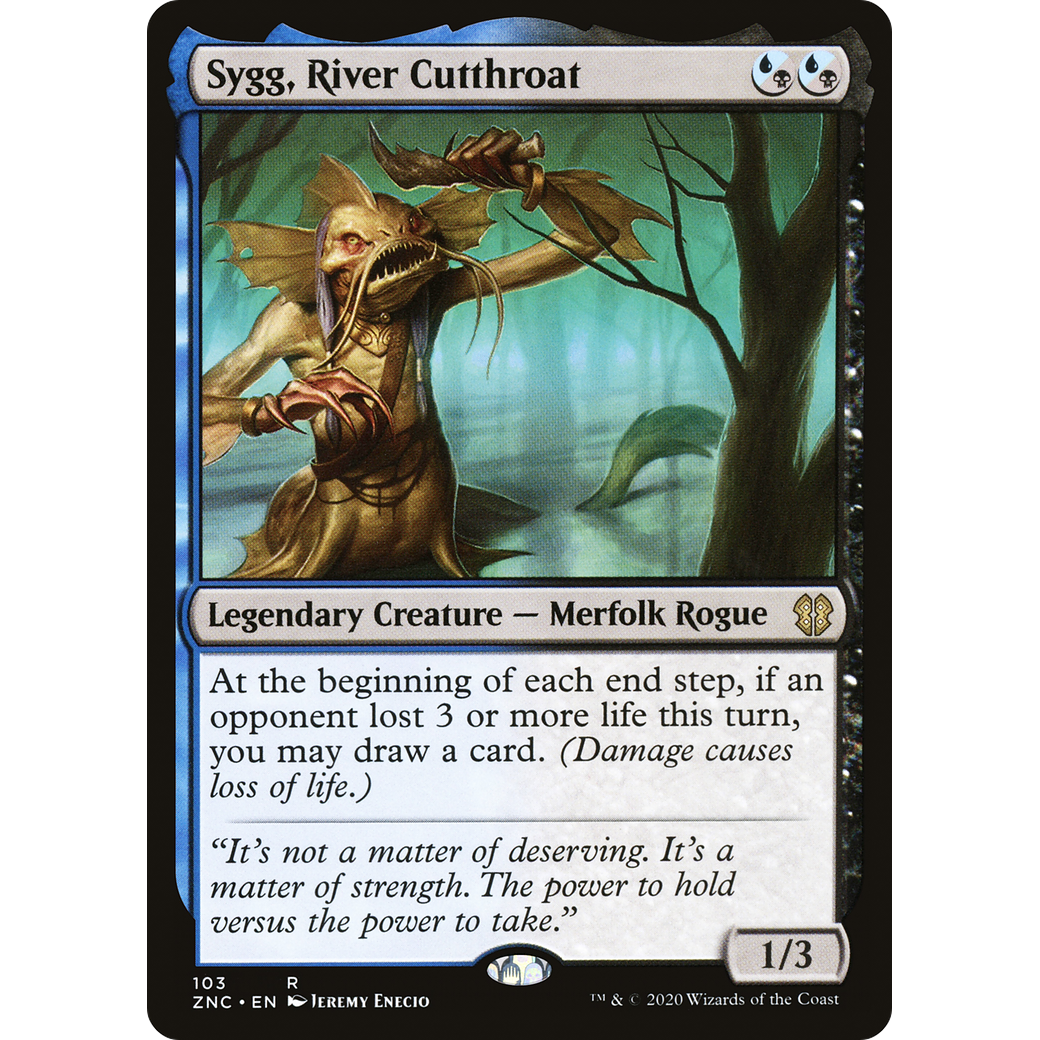 Sygg, River Cutthroat (ZNC-103) - Zendikar Rising Commander