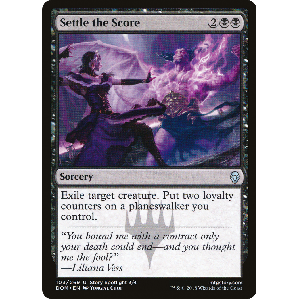 Settle the Score (DOM-103) - Dominaria Foil