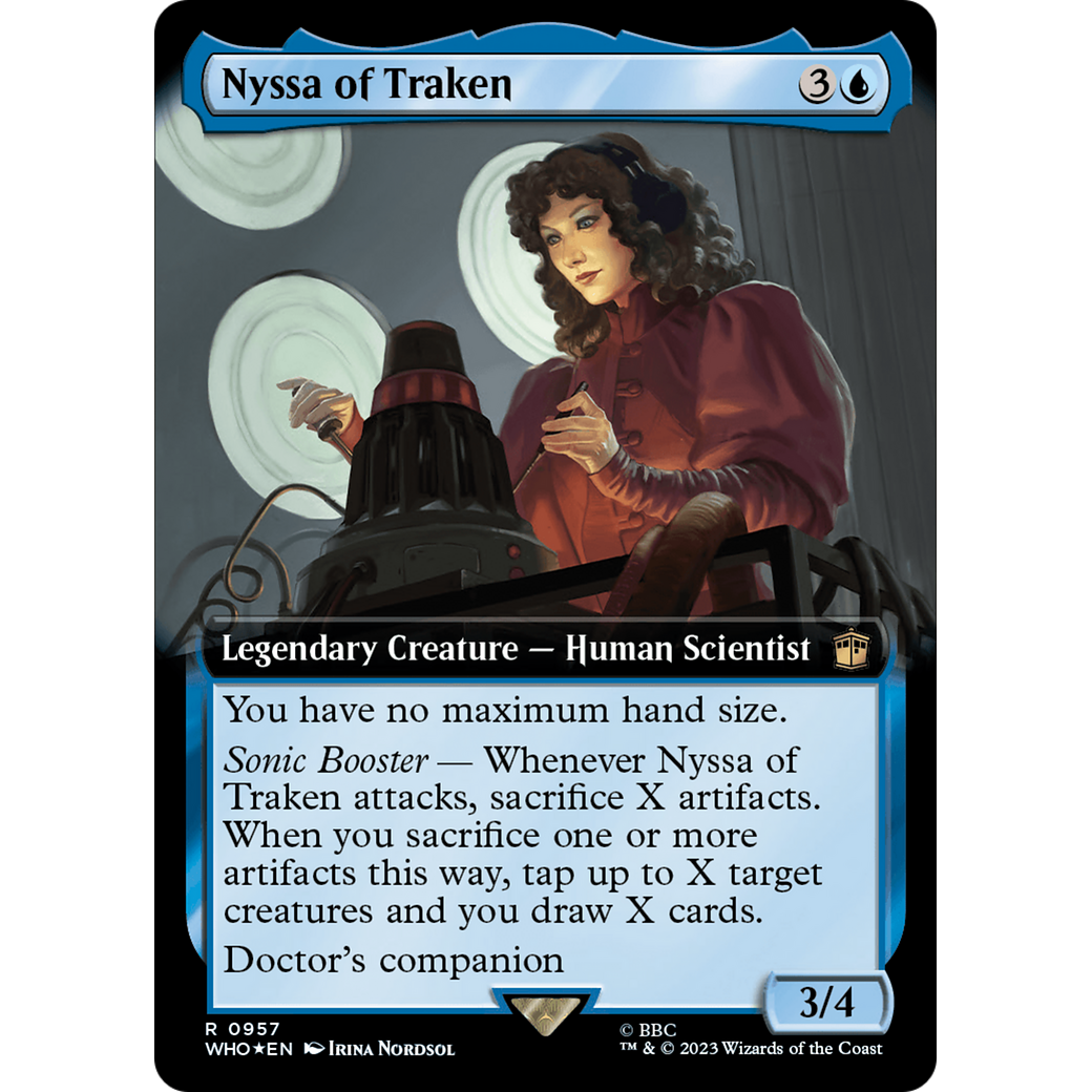 Nyssa of Traken (Extended Art) (Surge Foil) (WHO-957) - Doctor Who: (Extended Art) Foil
