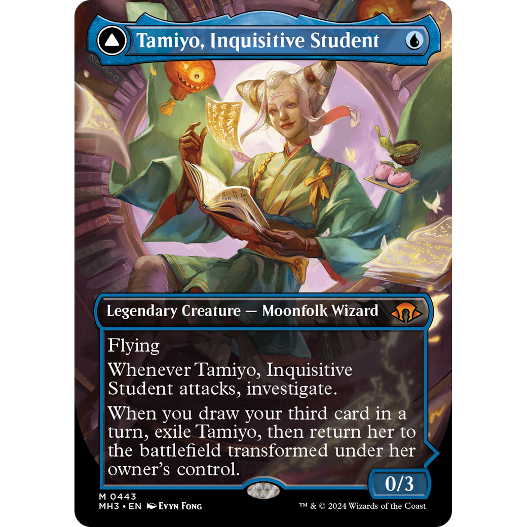 Tamiyo, Inquisitive Student // Tamiyo, Seasoned Scholar (MH3-443) - Modern Horizons 3 (Borderless)