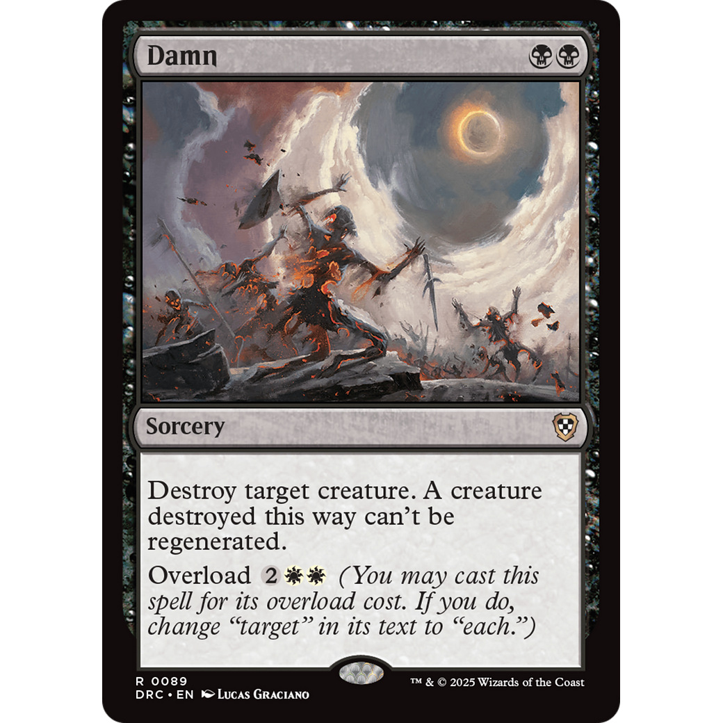 Damn (DRC-089) - Commander: Aetherdrift Foil