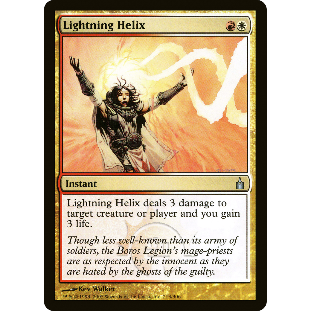 Lightning Helix (RAV-213) - Ravnica: City of Guilds