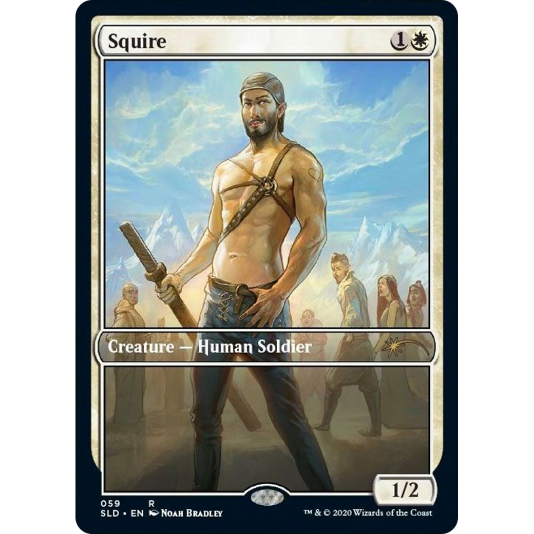 Squire (SLD-059) - Secret Lair Drop: (Full Art) Foil