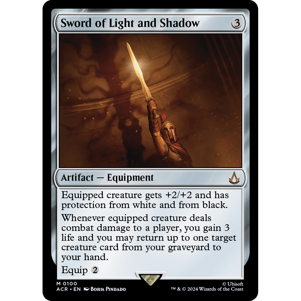 Sword of Light and Shadow (ACR-100) - Assassin's Creed Foil