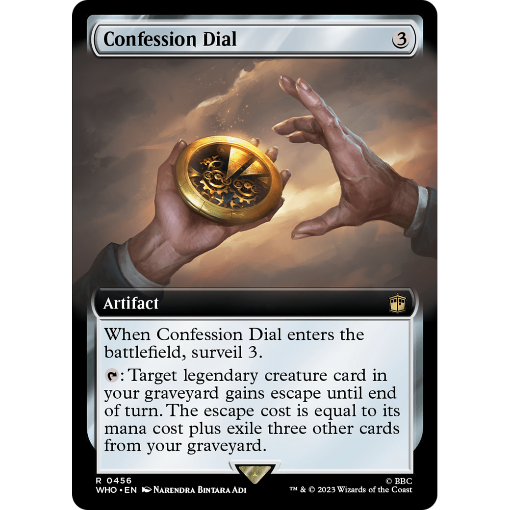 Confession Dial (Extended Art) (WHO-456) - Doctor Who: (Extended Art)