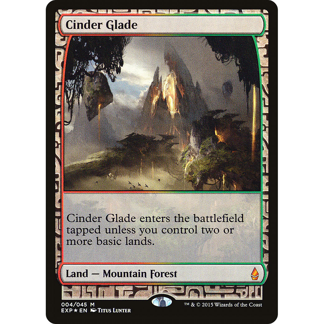 Cinder Glade (EXP-004) - Zendikar Expeditions Foil