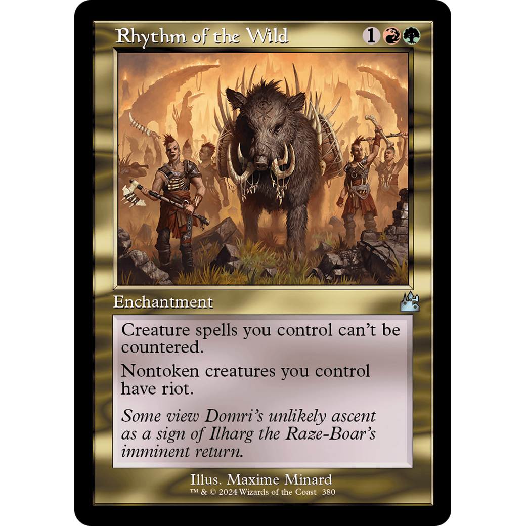 Rhythm of the Wild (RVR-380) - Ravnica Remastered Foil