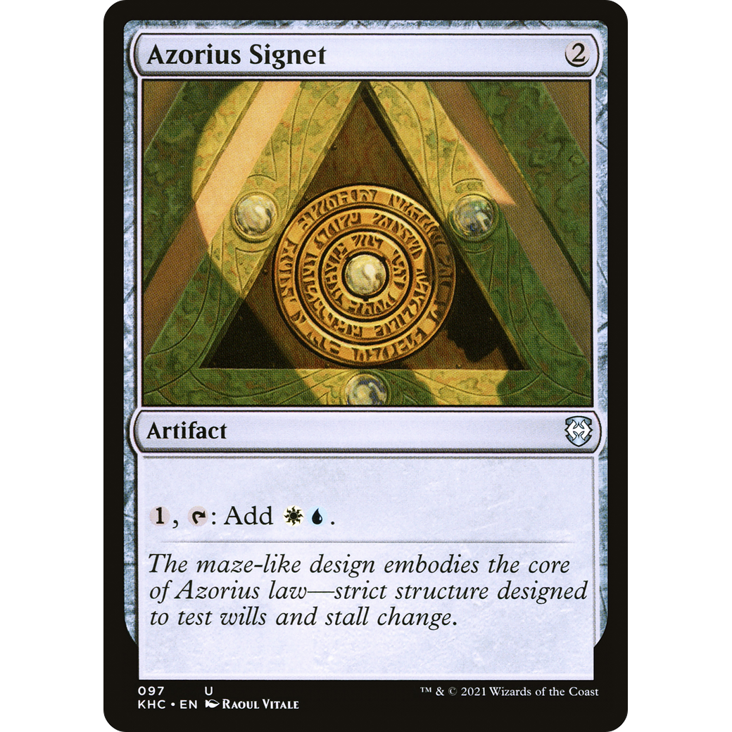 Azorius Signet (KHC-097) - Kaldheim Commander