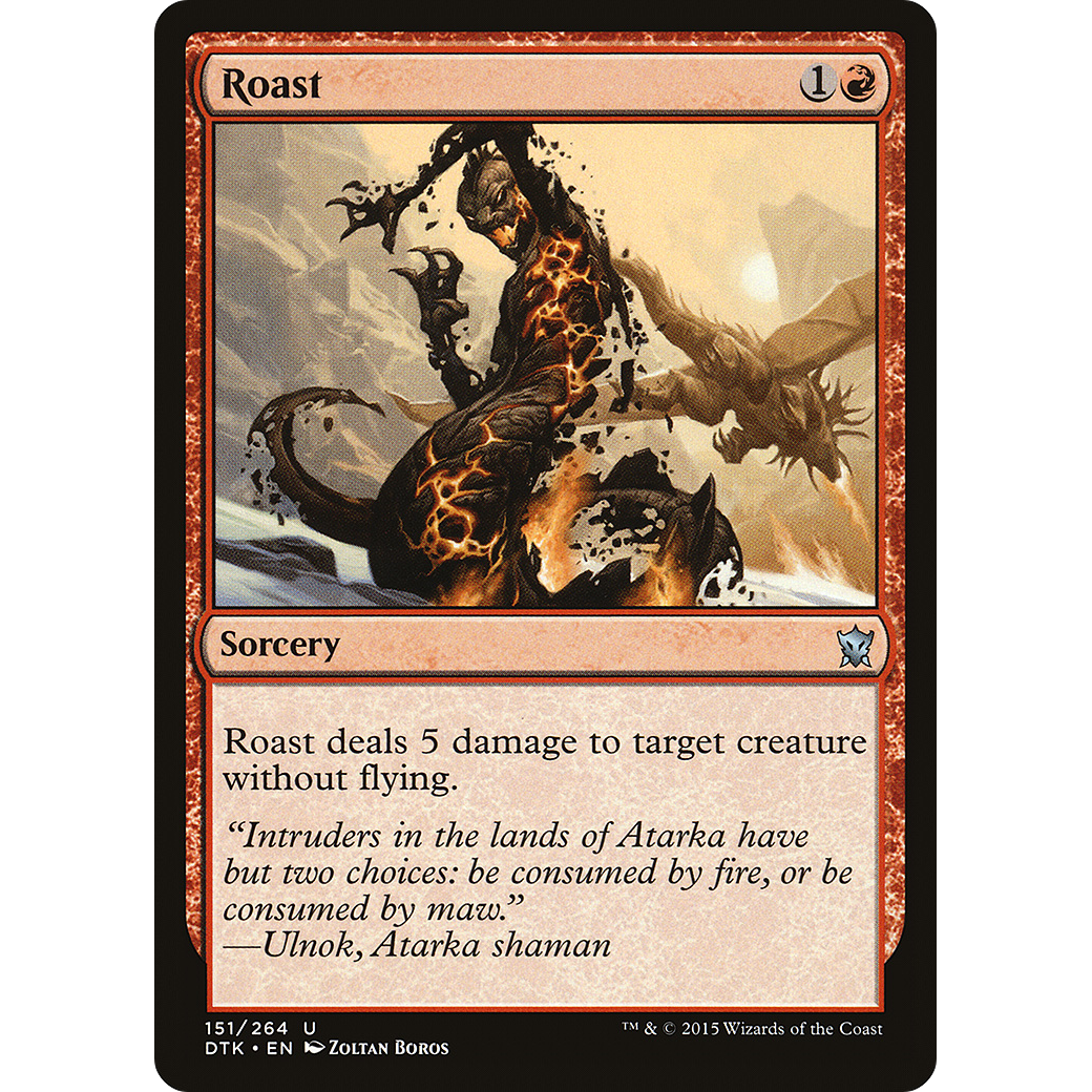 Roast (DTK-151) - Dragons of Tarkir Foil
