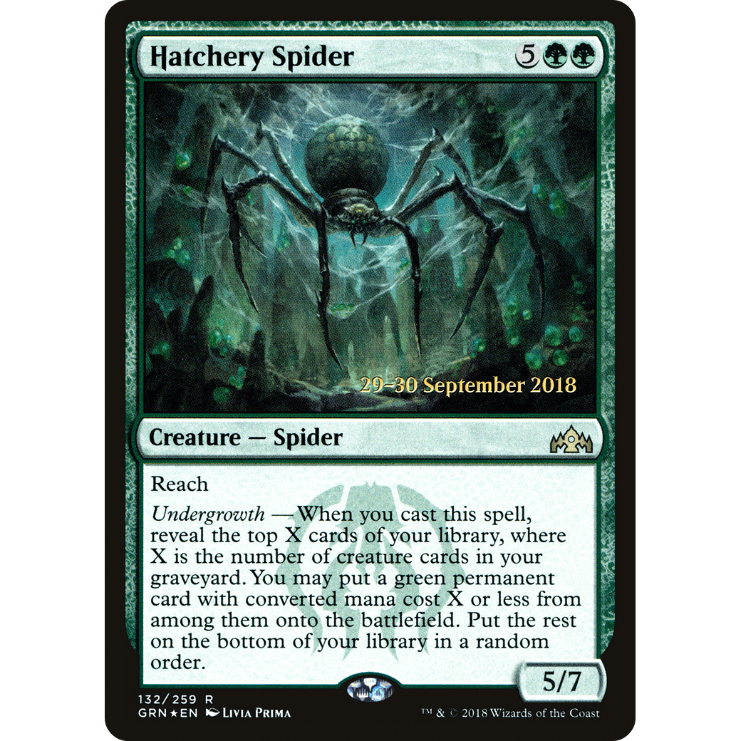 Hatchery Spider (PRE-132) - Guilds of Ravnica Promos Foil