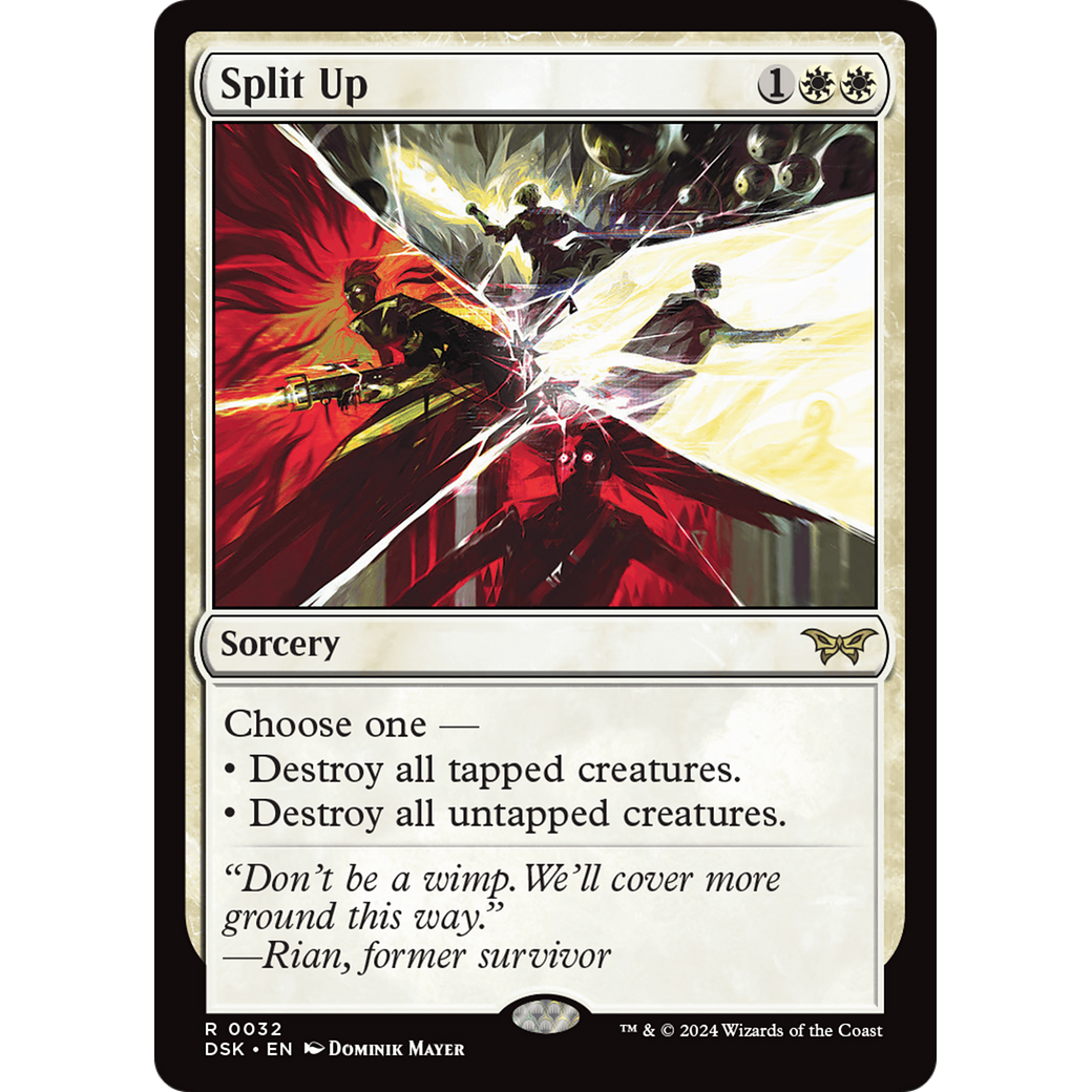 Split Up (DSK-032) - Duskmourn: House of Horror Foil