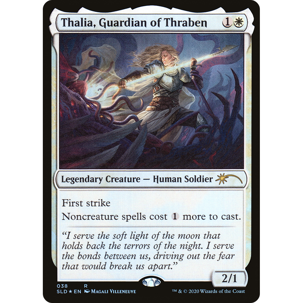 Thalia, Guardian of Thraben (038) (SLD-038) - Secret Lair Drop Foil