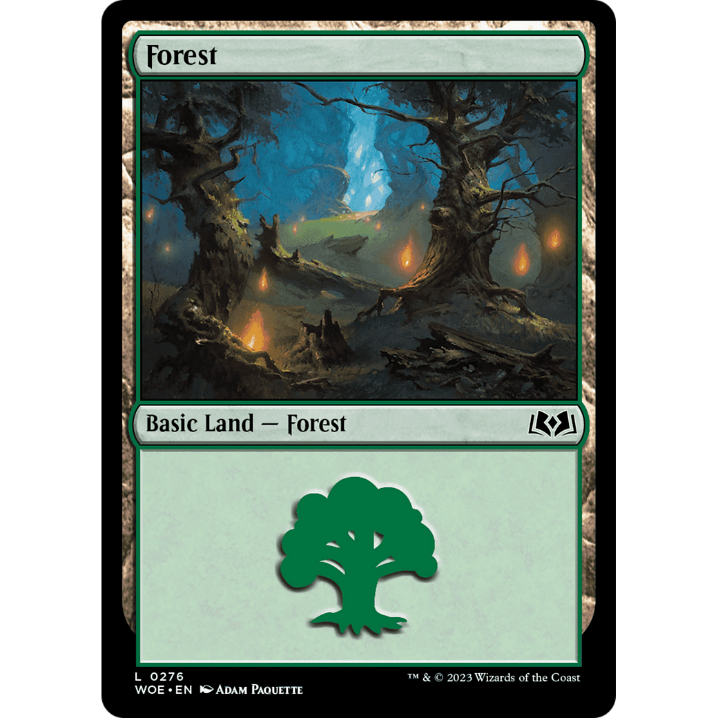 Forest (WOE-276) - Wilds of Eldraine Foil