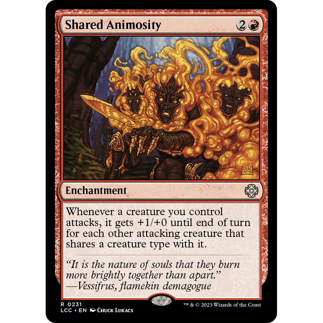 Shared Animosity (LCC-231) - The Lost Caverns of Ixalan Commander