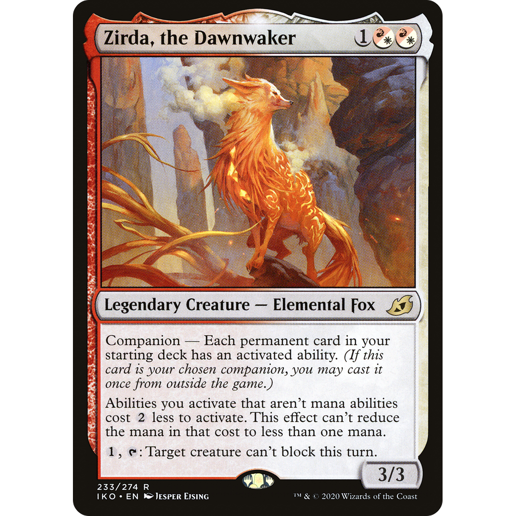 Zirda, the Dawnwaker (IKO-233) - Ikoria: Lair of Behemoths: (companion)