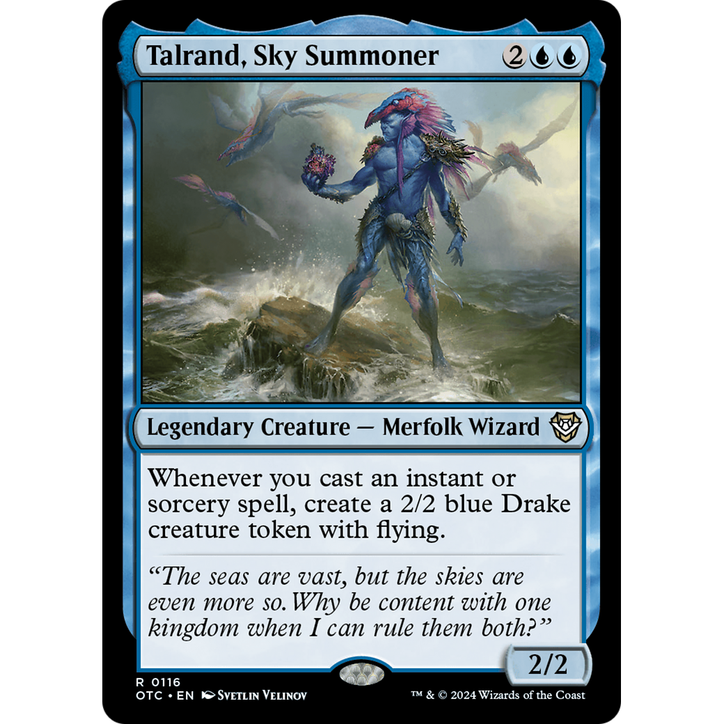 Talrand, Sky Summoner (OTC-116) - Outlaws of Thunder Junction Commander