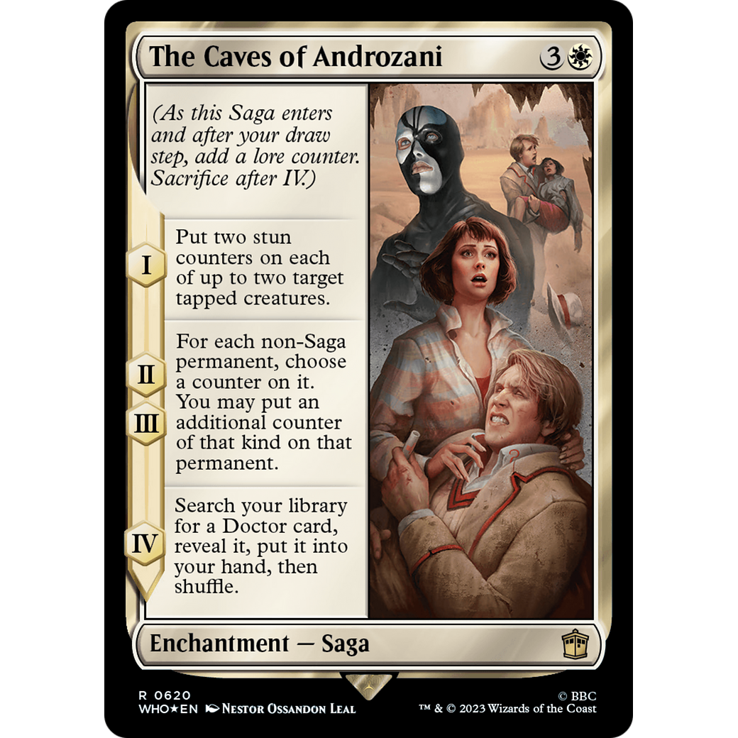 The Caves of Androzani (Surge Foil) (WHO-620) - Doctor Who Foil