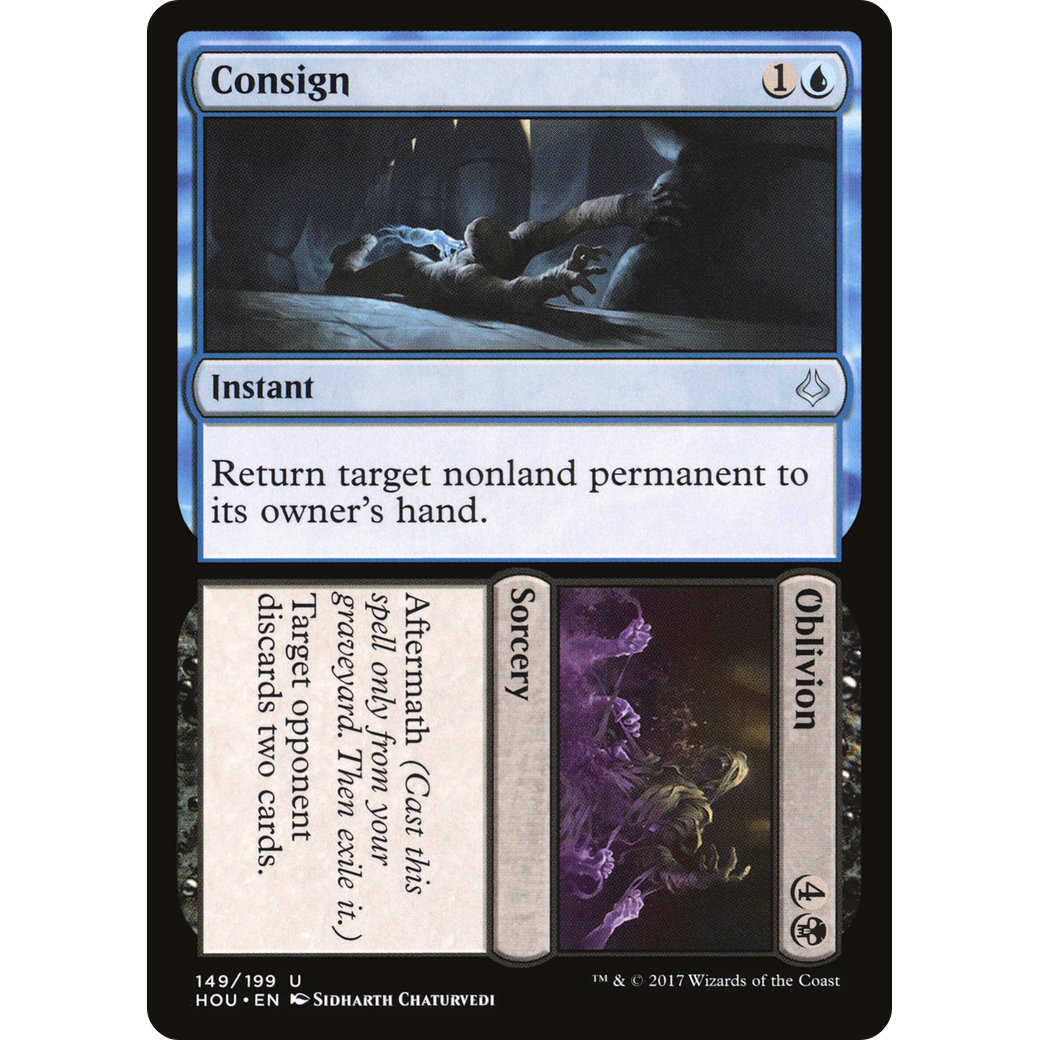 Consign // Oblivion (HOU-149) - Hour of Devastation Foil