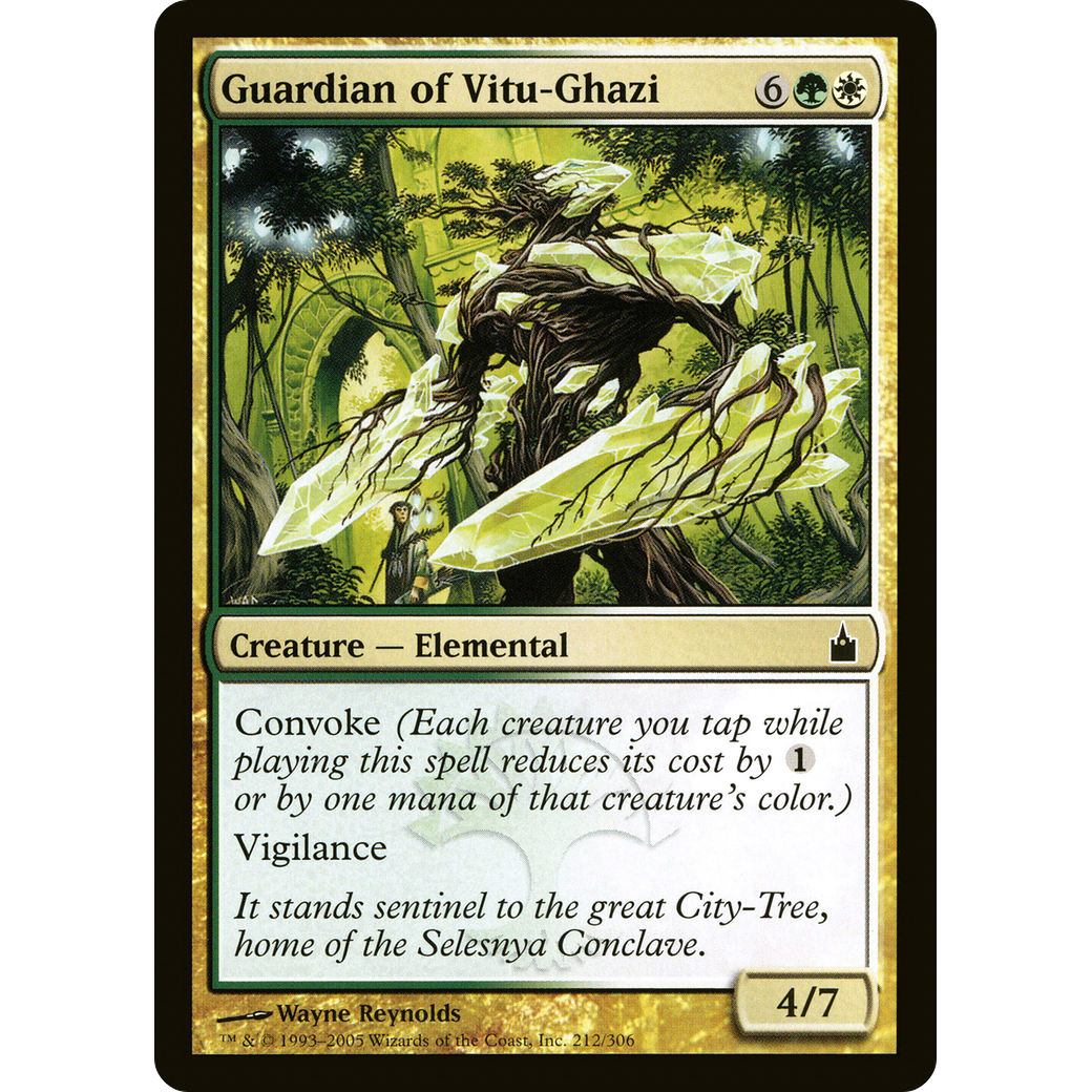 Guardian of Vitu-Ghazi (RAV-212) - Ravnica: City of Guilds Foil