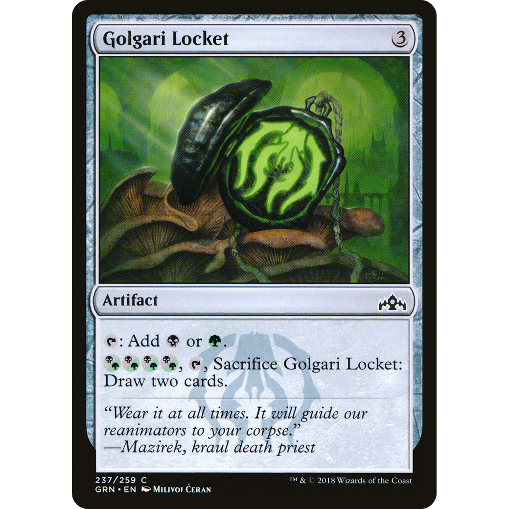 Golgari Locket (GRN-237) - Guilds of Ravnica