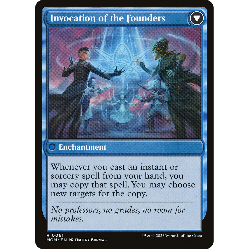 Invasion of Arcavios // Invocation of the Founders (MOM-061) - March of the Machine Foil