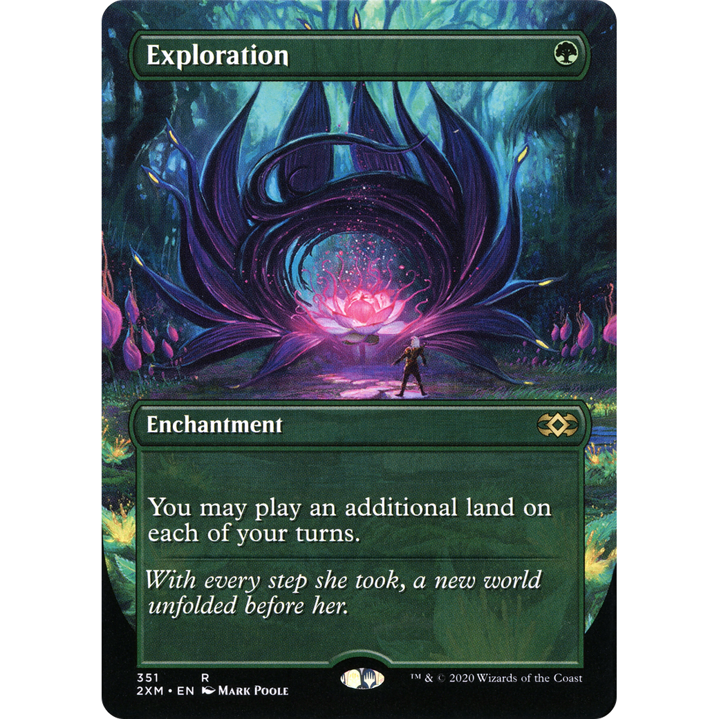 Exploration (Borderless) (2XM-351) - Double Masters (Borderless) Foil