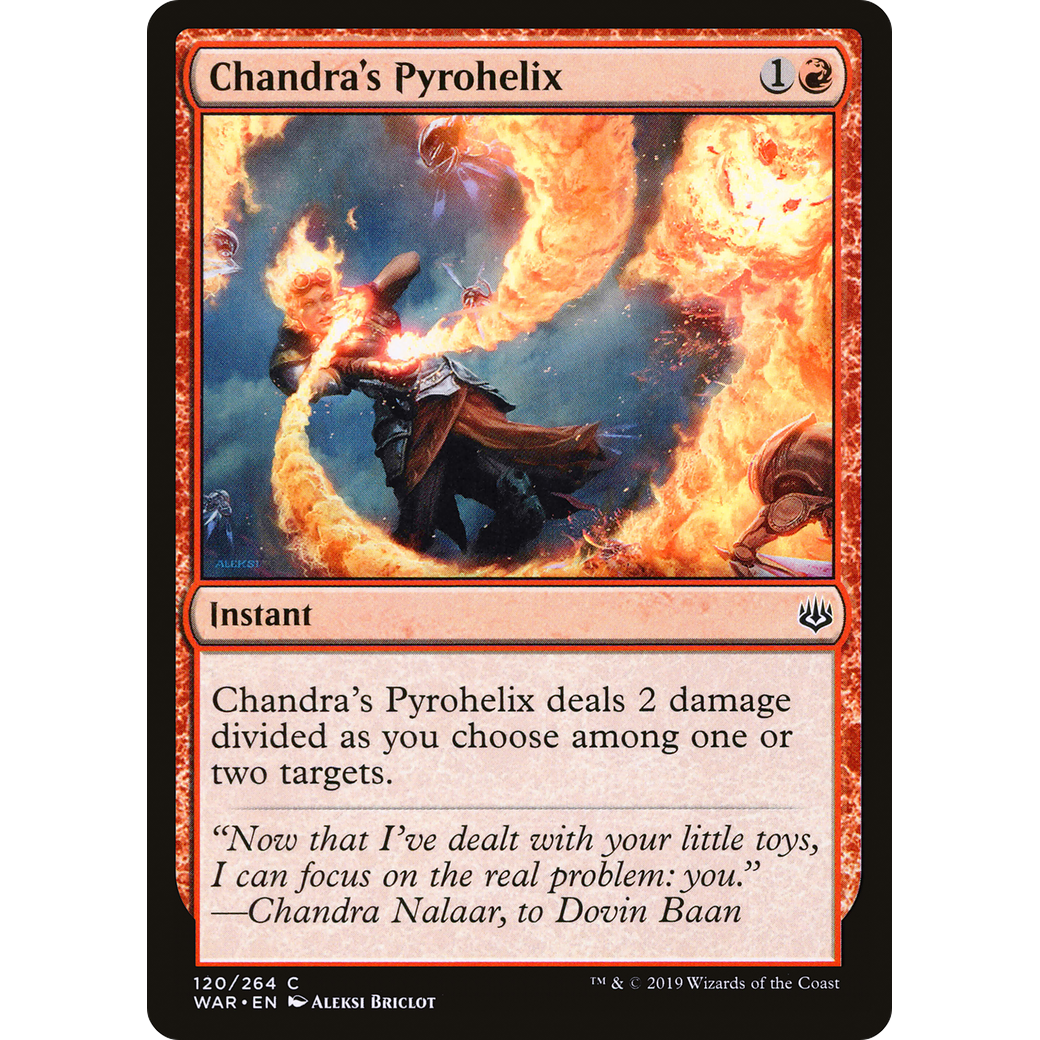 Chandra's Pyrohelix (WAR-120) - War of the Spark Foil