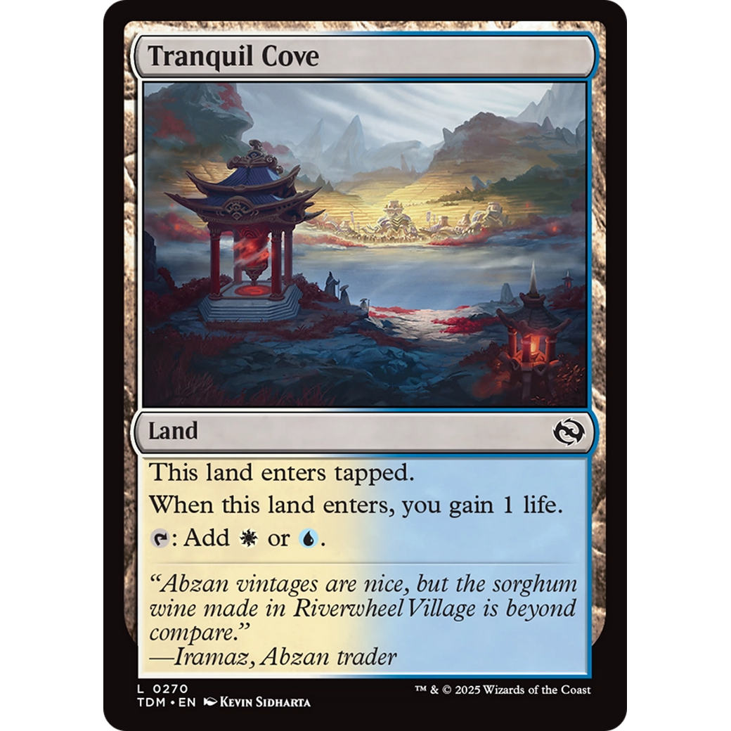 Tranquil Cove (TDM-270) - Tarkir: Dragonstorm Foil