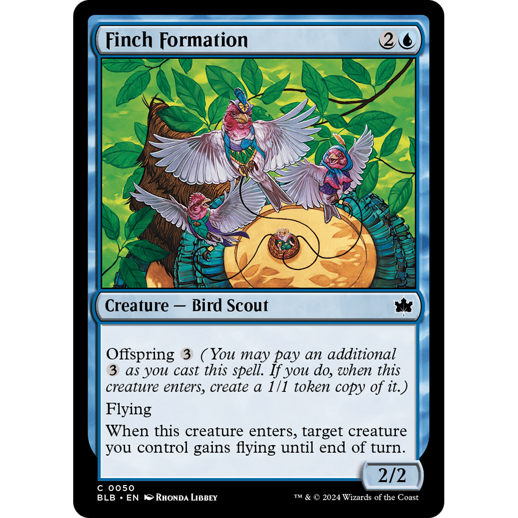 Finch Formation (BLB-050) - Bloomburrow Foil