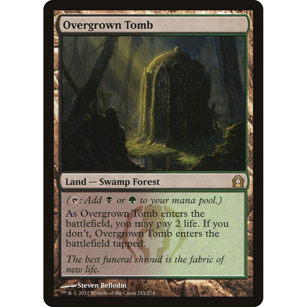 Overgrown Tomb (RTR-243) - Return to Ravnica