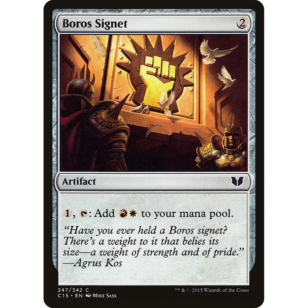 Boros Signet (C15-247) - Commander 2015