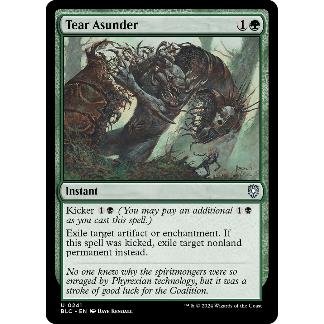 Tear Asunder (BLC-241) - Bloomburrow Commander