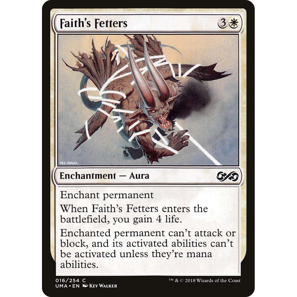 Faith's Fetters (UMA-016) - Ultimate Masters Foil