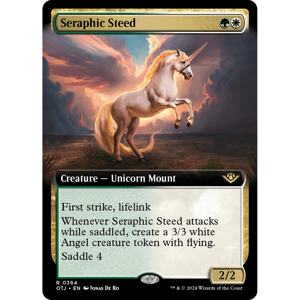 Seraphic Steed (OTJ-364) - Outlaws of Thunder Junction: (Extended Art)